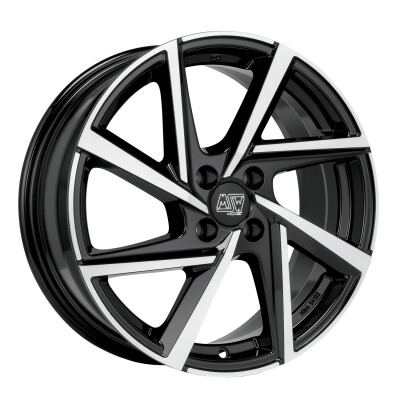 MSW msw 80-4 gloss black full polished 16"
             W19385501T56