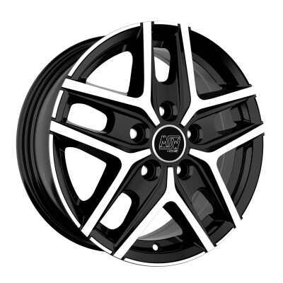 MSW msw 40 van gloss black full polished 16"
             W19362008T56
