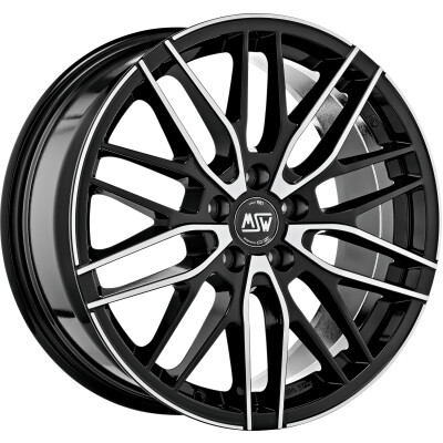 MSW msw 72 gloss black full polished 18"
             W19279004T56