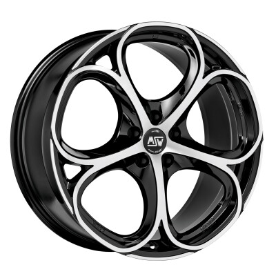 MSW msw 82 gloss black full polished 18"
             W19374001T56