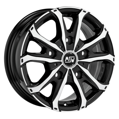 MSW msw 48 van gloss black full polished 17"
             W19328007T56